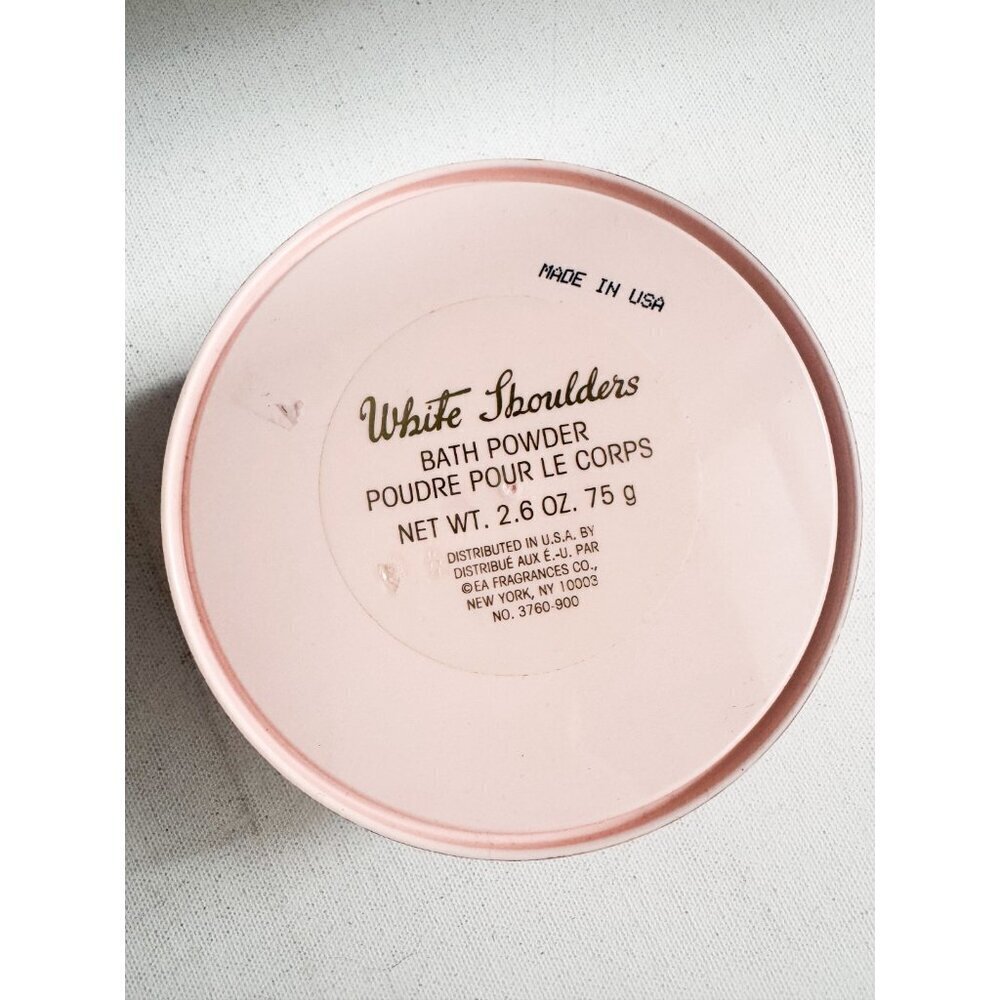 Vintage White Shoulders Elizabeth Arden Perfumed Bath Powder NEW Sealed - Picture 6 of 6